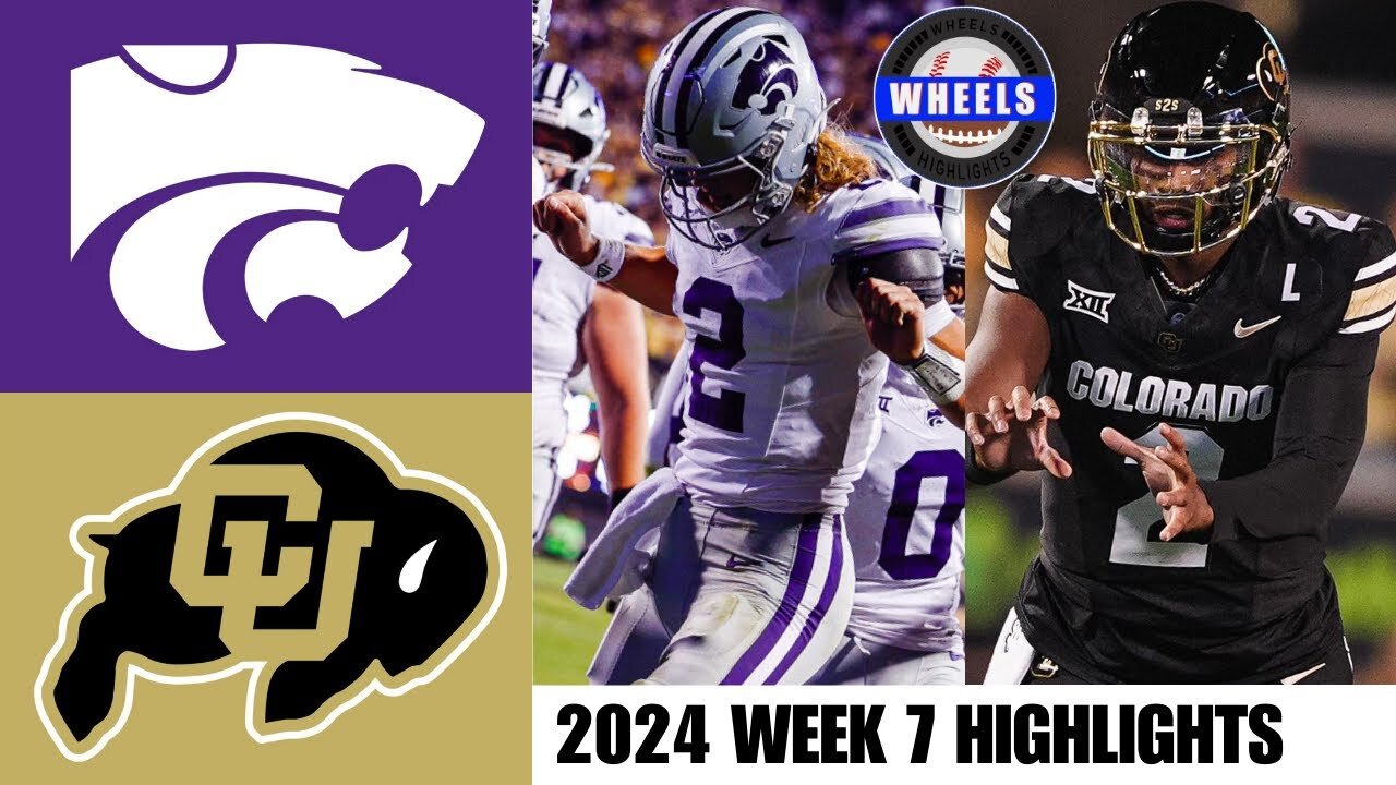 Colorado vs #18 Kansas State _ Full Game Highlights _ 2024 College Football Highlights