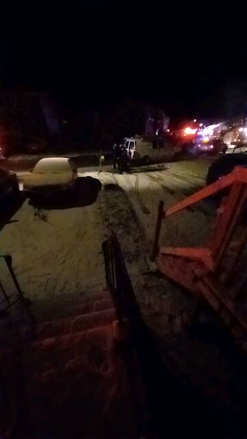 House fire Possible arrest