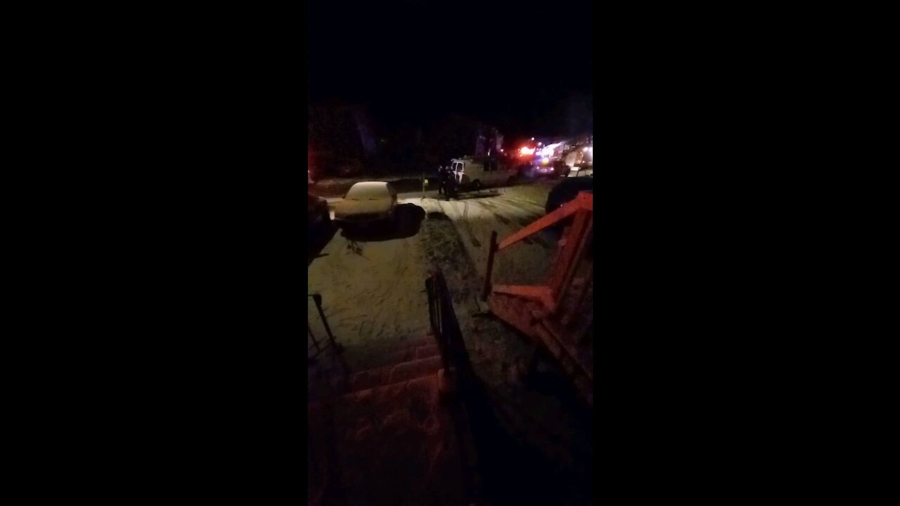 House fire Possible arrest