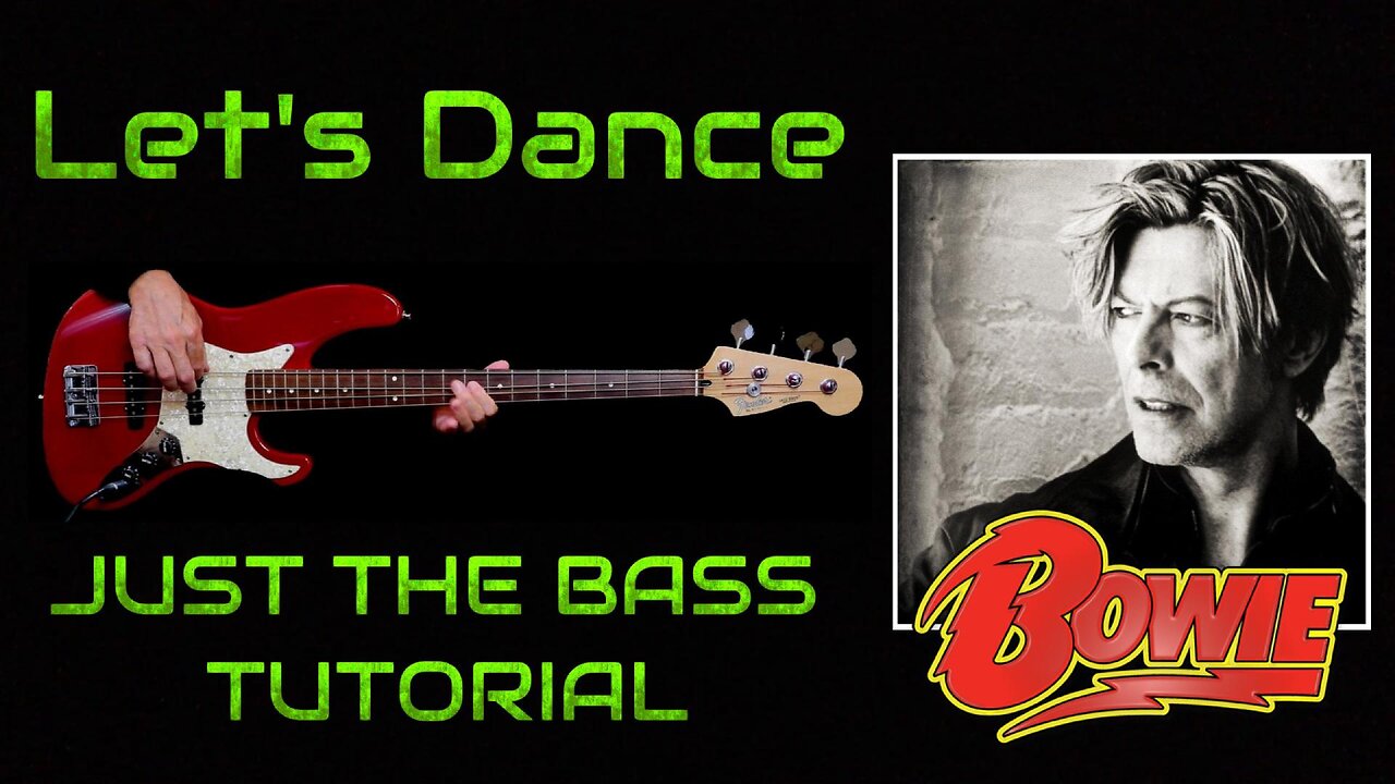 David Bowie, LET'S DANCE, Bass Tutorial