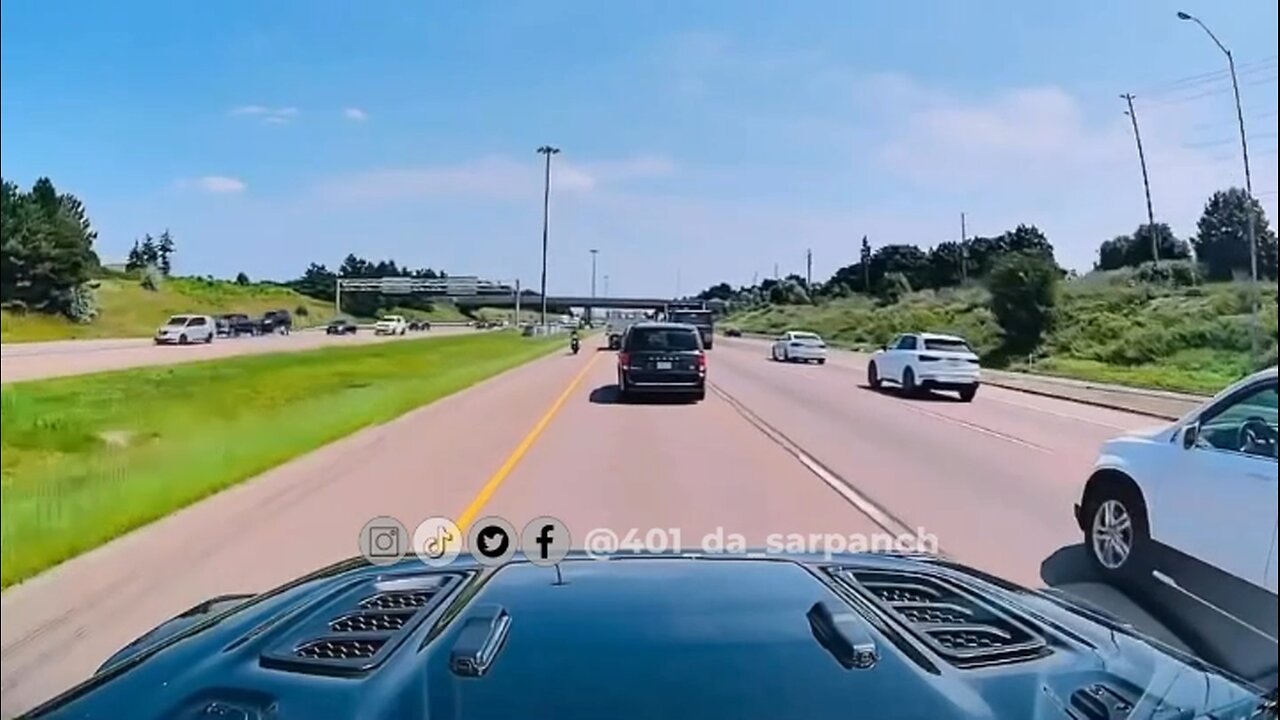 Motorcycles Racing On Highway 410