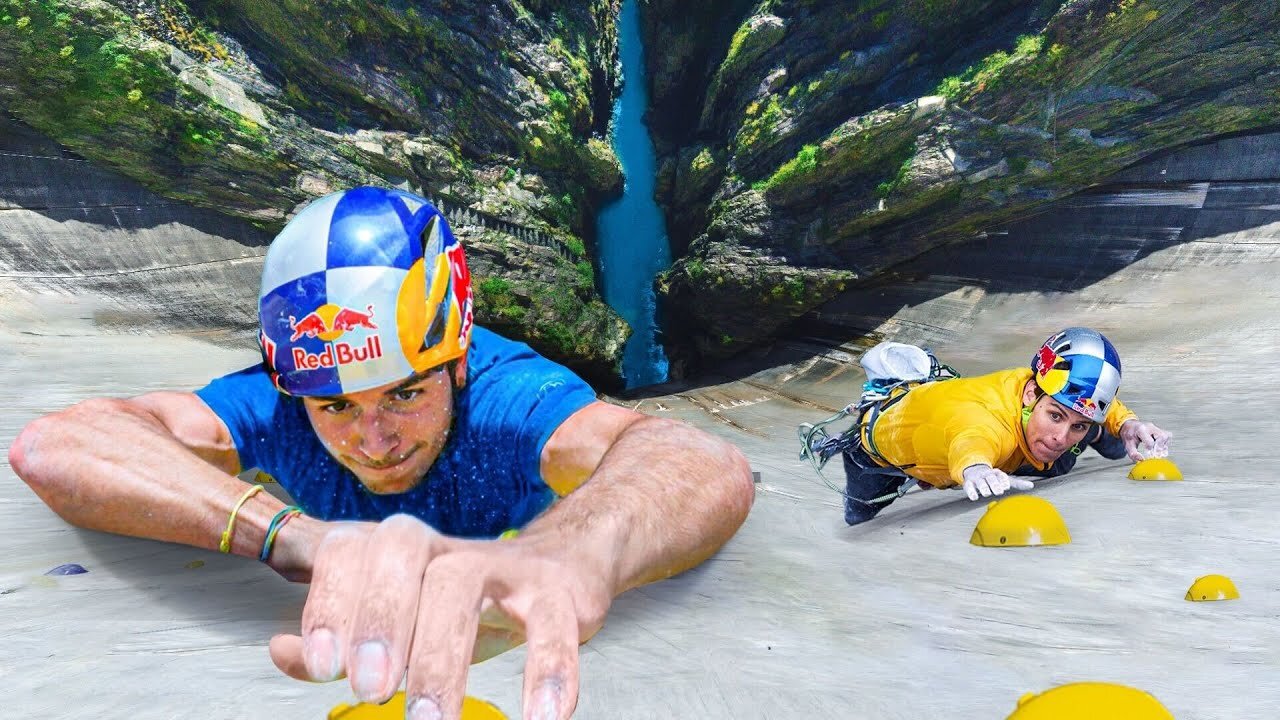 World's Best Climbers Race Up GIANT Dam Wall