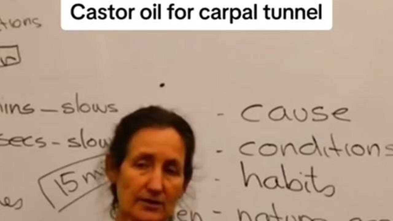 Barbara O’Neill - Castor Oil For Carpal Tunnel