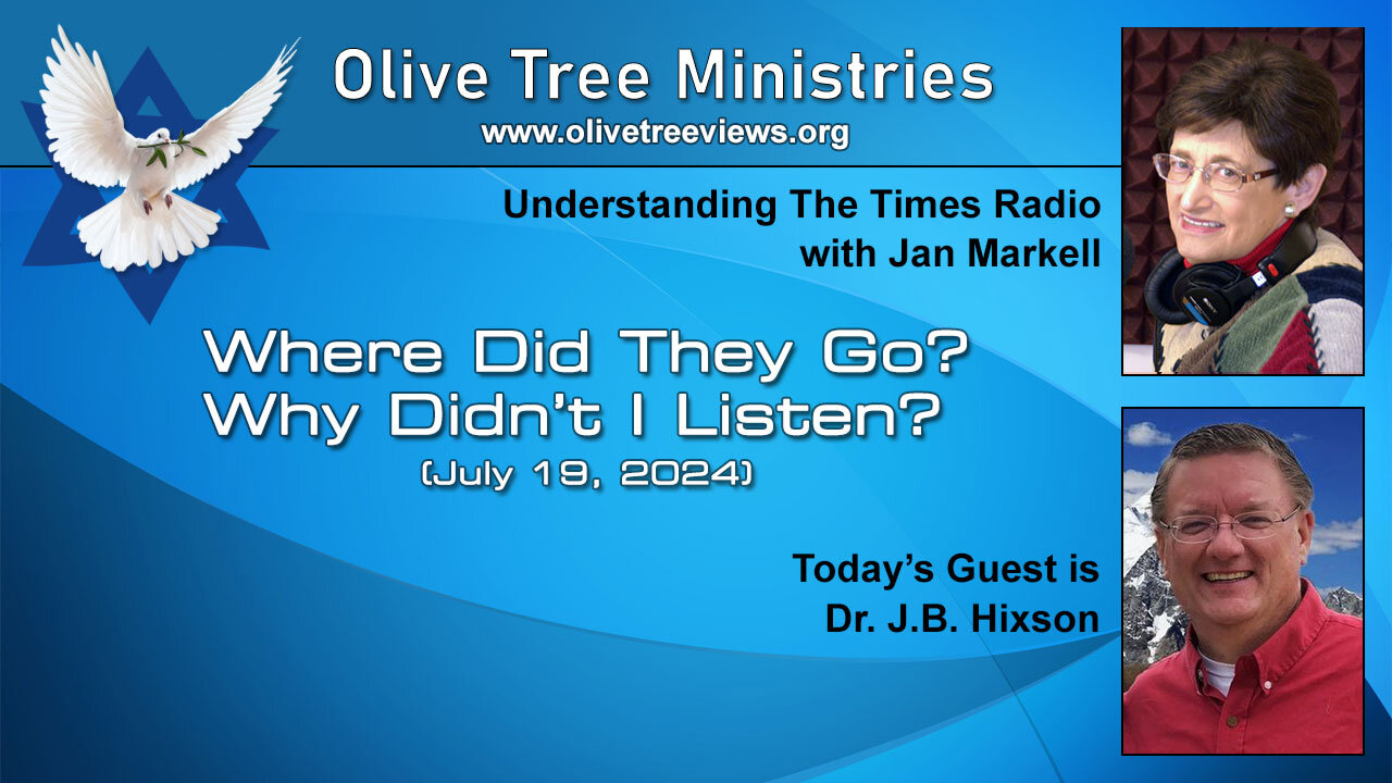 Where Did They Go? Why Didn’t I Listen? – Dr. J.B. Hixson