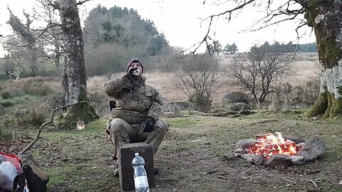 Vlog at a paid campsite. Dartmoor March 2022