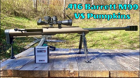 Halloween Special 2024 - .416 Barrett VS Pumpkins