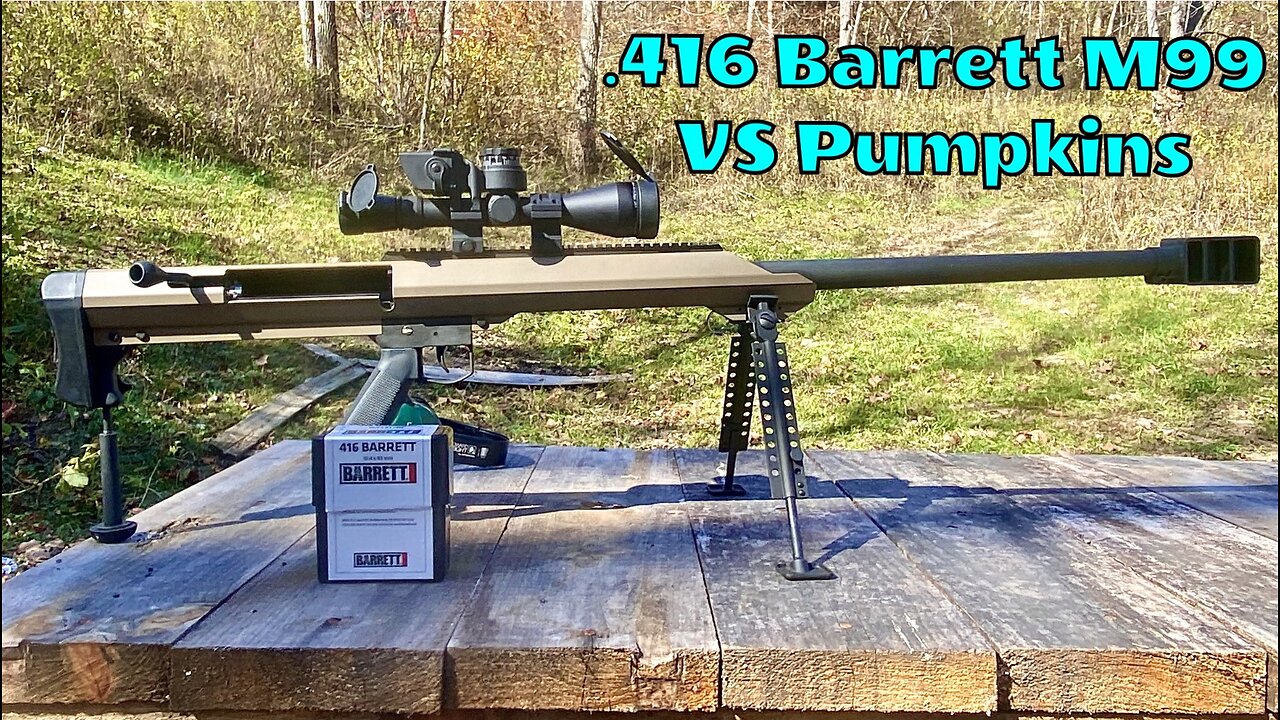 Halloween Special 2024 - .416 Barrett VS Pumpkins