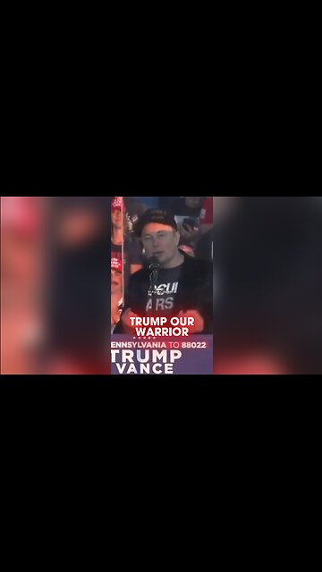 Elon Musk: Trump is Our Warrior