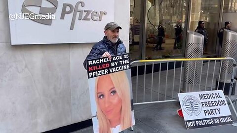 Demonstration at Pfizer HQ in New York