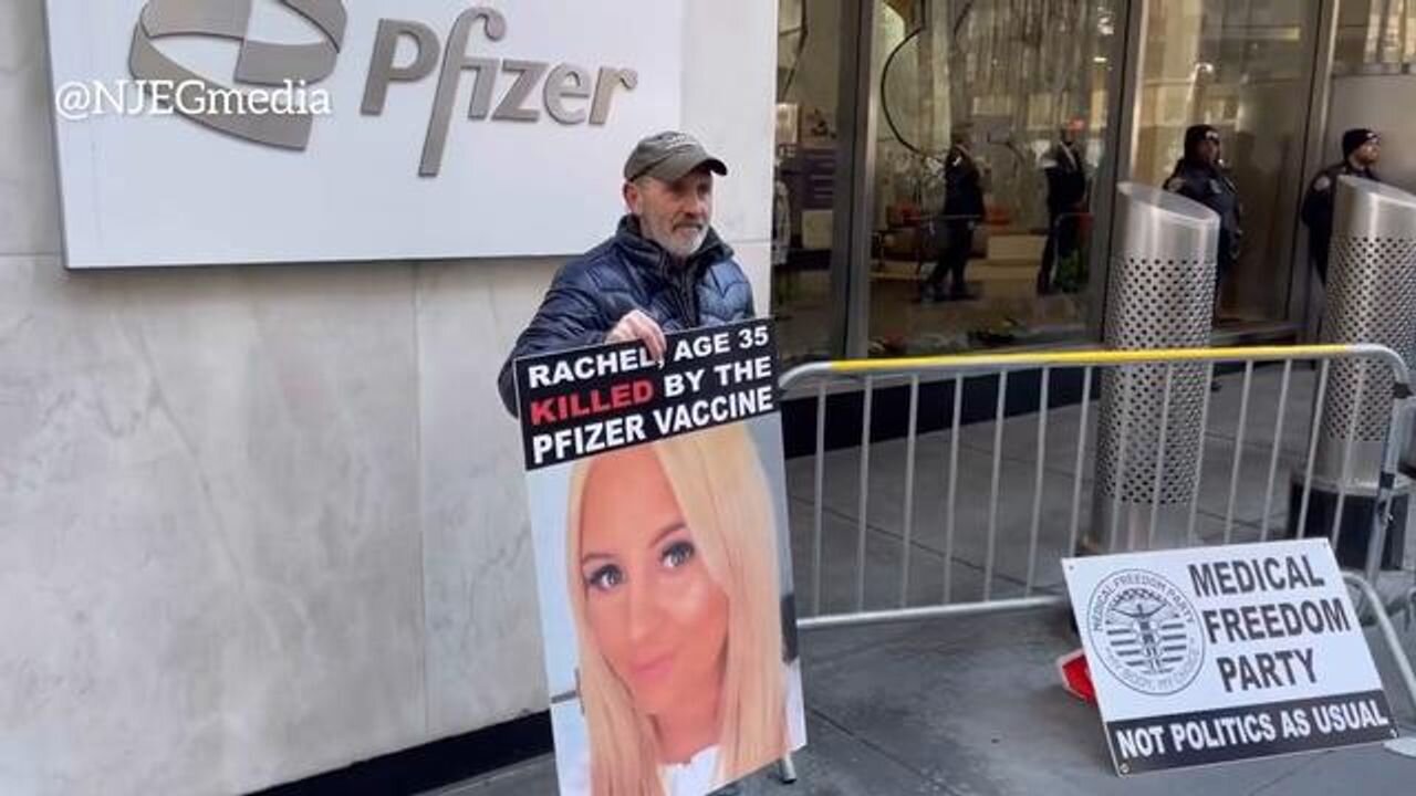 Demonstration at Pfizer HQ in New York