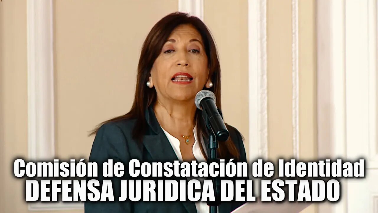 🛑🎥Martha Lucia Zamora: Dignidad y Justicia: La Misión de la Comisión de Constatación de Identidad👇👇