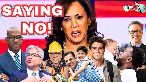 MSNBC FORCED to admit, Kamala Harris, LOSING male voters