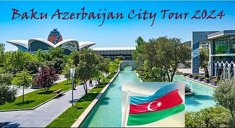 Baku Azerbaijan City streets views 2024