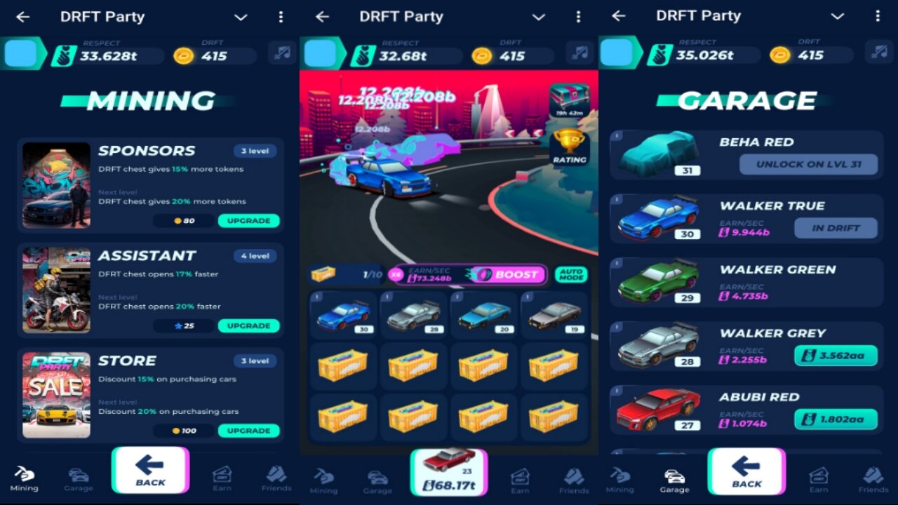 DRFT Party Airdrop | Merge Cars And Earn Drift Respect | How To Boost Your Rank And Earn More Points