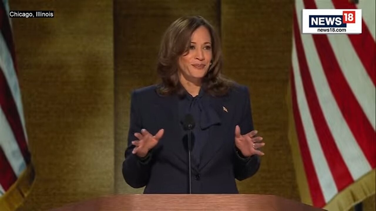 Kamala DNC 2024 Speech | Kamala Harris | Kamala Vs Donald Trump LIVE | US News | US Elections