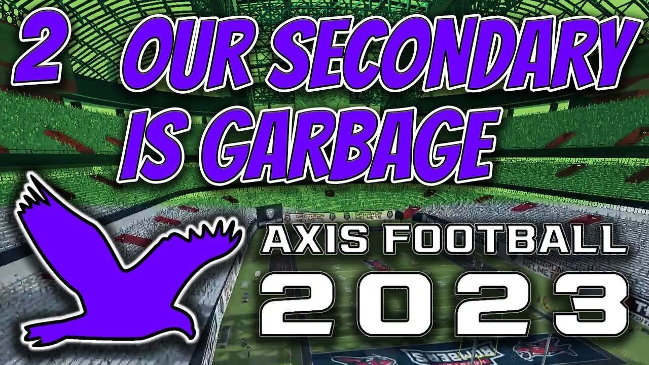 OUR DEFENSE SUCKS! | Axis Football 2023 Gameplay | Nighthawks Franchise Ep. 2 | Y1G2 @ Houston