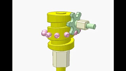 2863 Space pin gear drive 3