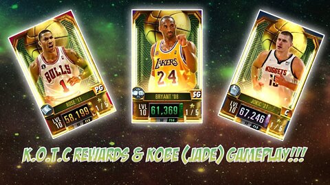 NBA 2K Mobile - K.O.T.C. Rewards & Kobe (Jade) Gameplay!!! #nba2kmobile