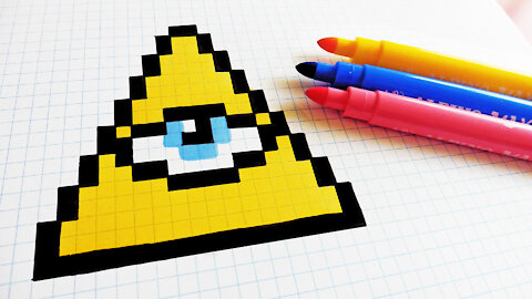 how to Draw Kawaii God - Hello Pixel Art by Garbi KW