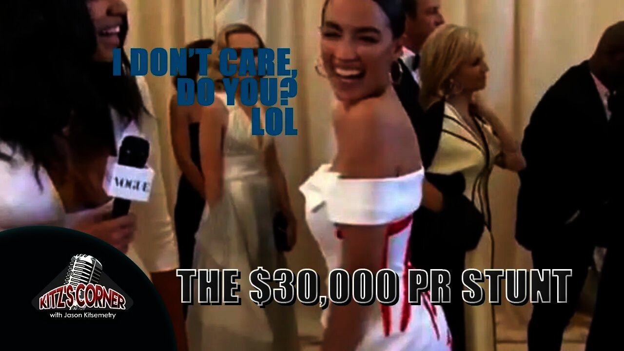 AOC flaunts "Tax The Rich" dress at Met Gala ignoring Protesters