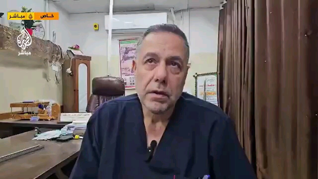 Children killed in front of us, buried with our own hands, including my son. TRAGIC DR.HUSSAM ⏬⏬