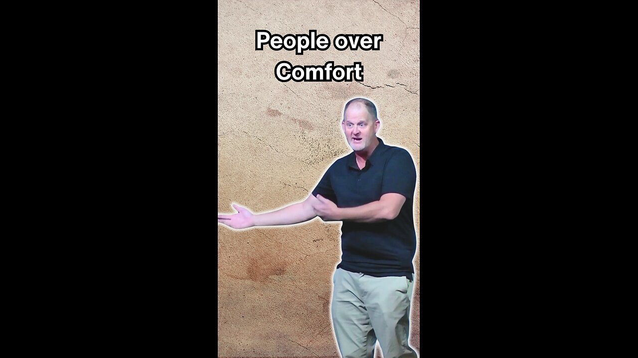People over comfort
