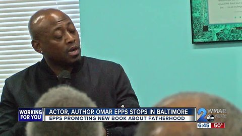 Omar Epps talks fatherhood in Baltimore