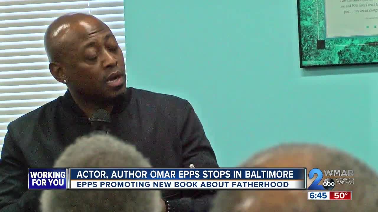 Omar Epps talks fatherhood in Baltimore