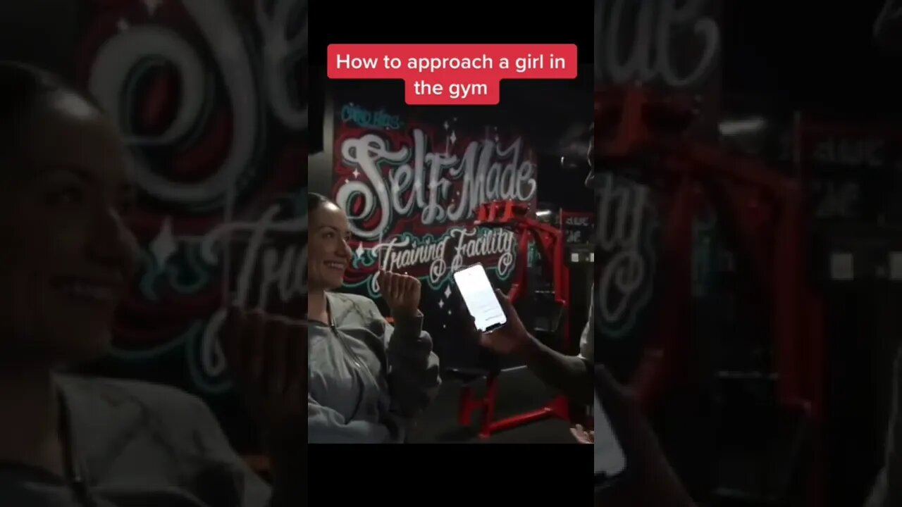 What is the best way to approach a girl in the gym?