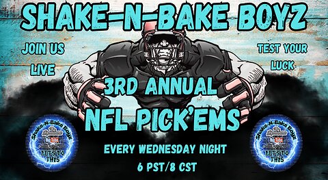 NFL Pick'ems Week 6 #LIVE #LIVESTREAM #NFL #NFLPICKS #STREAMYARD