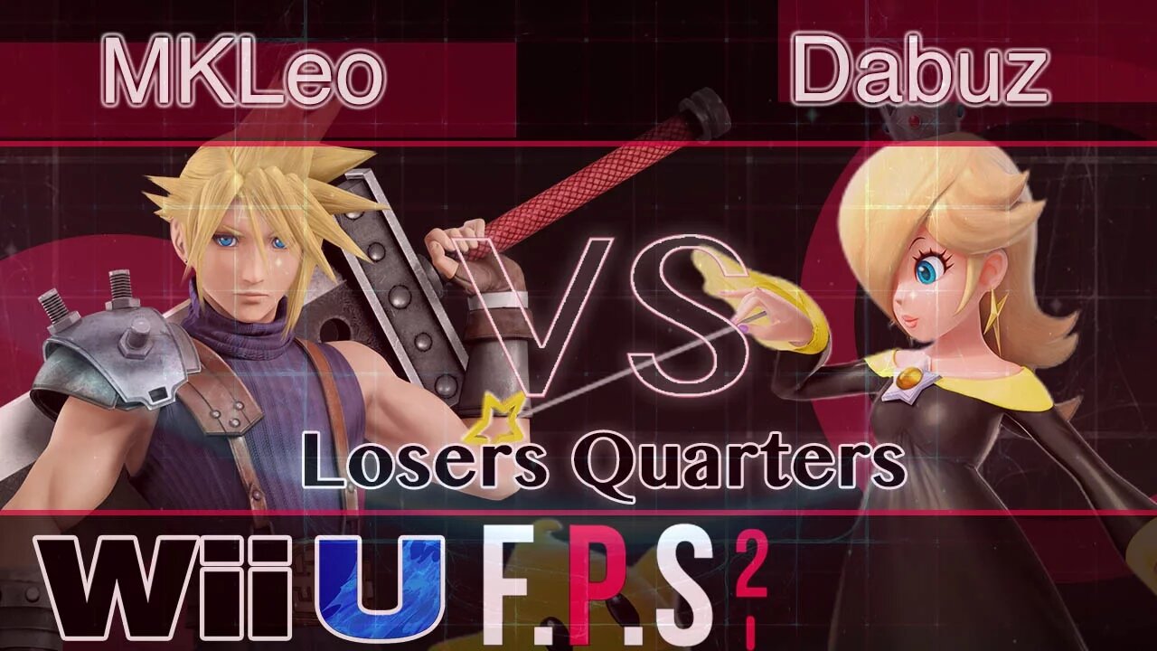 FOX MVG|MKLeo (Cloud) vs. RNG|Dabuz (Rosalina) - Wii U Losers Quarters - FPS2