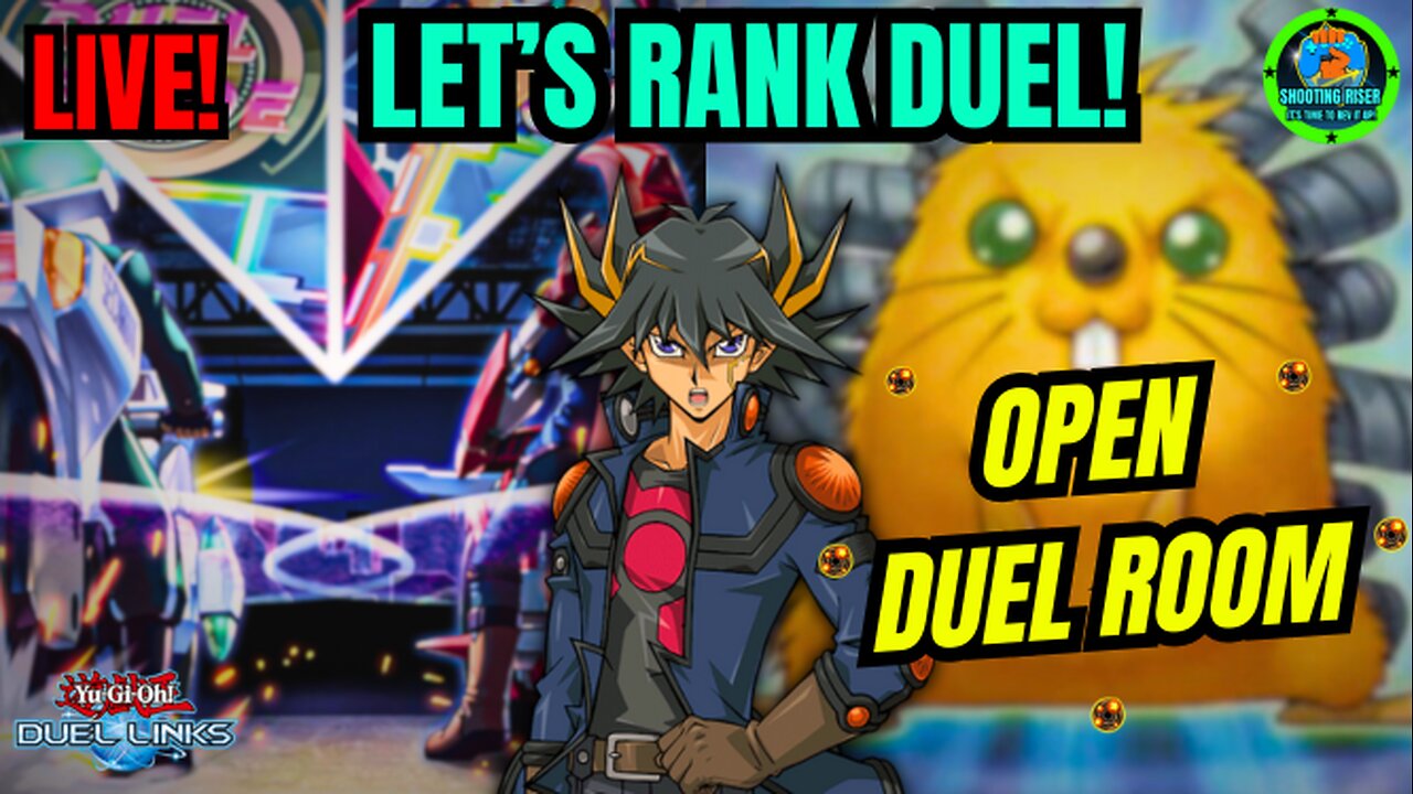 HOW FAR CAN I GET IN RANK DUELS? + OPEN DUEL ROOM! - Yu-Gi-Oh! Duel Links #live #yugioh #duellinks