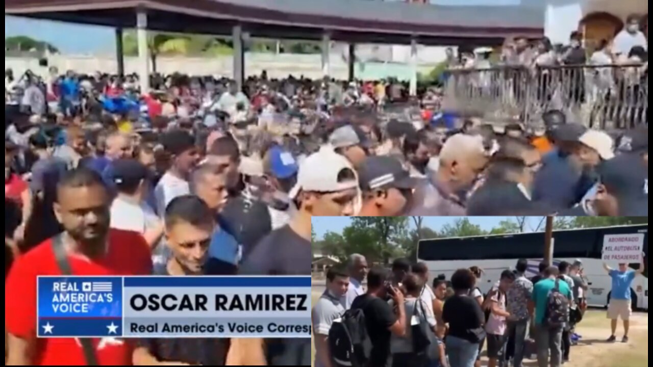 Disturbing New Video Of Thousands Of Illegal Aliens Heading Toward The USA via Mexican Border.