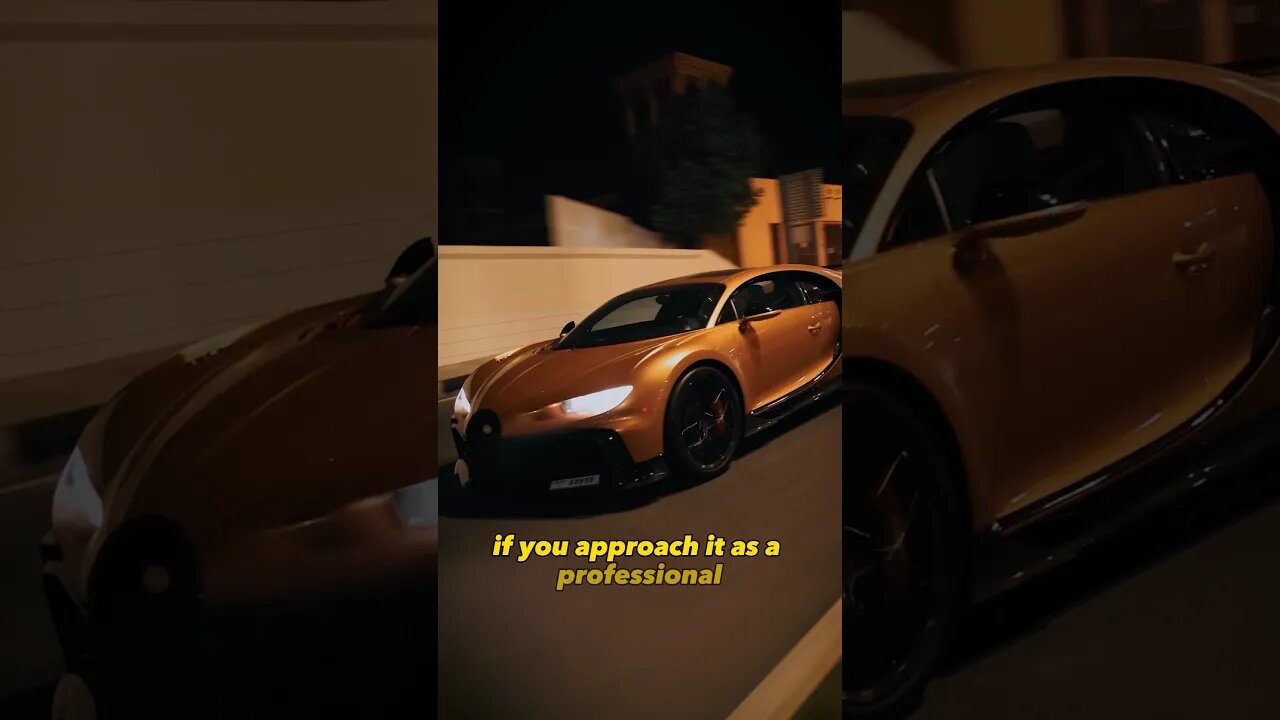 Approach life as a professional #bugattichiron #motivation #tate #professional #motivationalquotes 