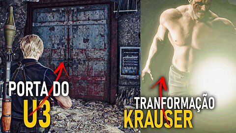 EXPLORANDO PORTÃO do U3 e AREA FINAL do KRAUSER - RE4 REMAKE