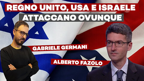 Regno Unito, USA e Israele attaccano OVUNQUE dall'Oceano Indiano all'Ucraina - Ft. Alberto Fazolo