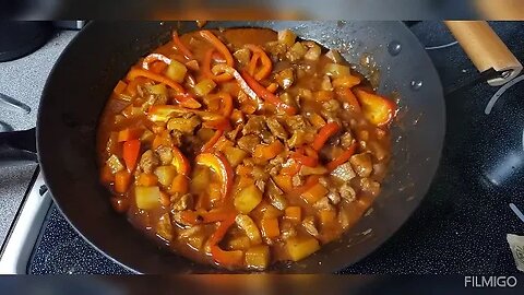 IMPROVISED PORK MENUDO l #newwayofcooking #creamysauce