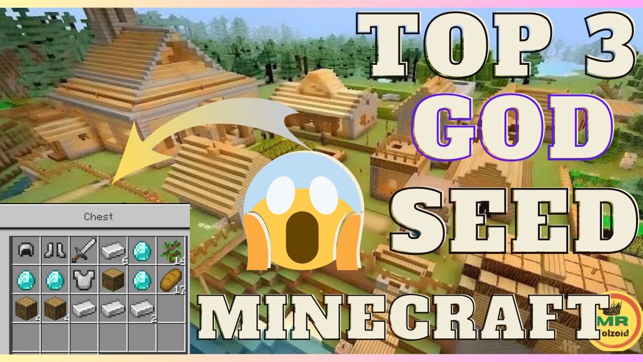 cool minecraft seeds bedrock edition,top 3 god seed for survival series, #minecraft #gaming