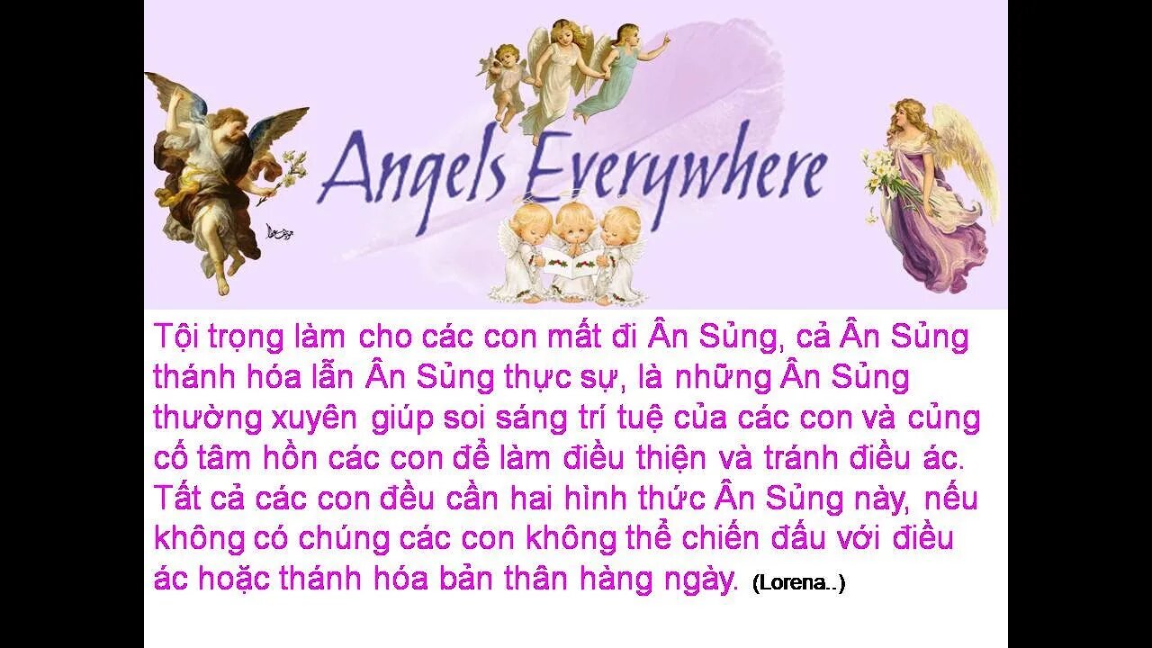 Vô Hiệu Hóa ma quỷ: Ân Sủng Thánh Hóa và sự cần thiết phải cầu nguyện với các Thiên Thần.