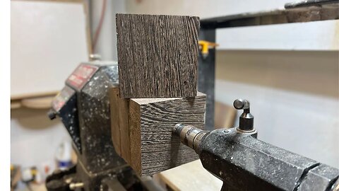 Wood Turning - special butter crock with wenge (beurrier Breton)