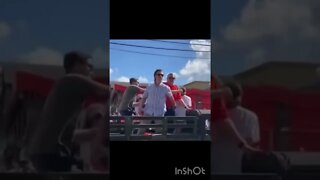 Senator Ted Cruz Hit by Beer Can at Astros Parade #shorts #tedcruz #houstonastros