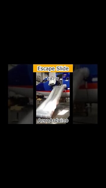 Watch National Airlines #B737 Escape Slide Hangar Shooting #Aviation #Fly #AeroArduino