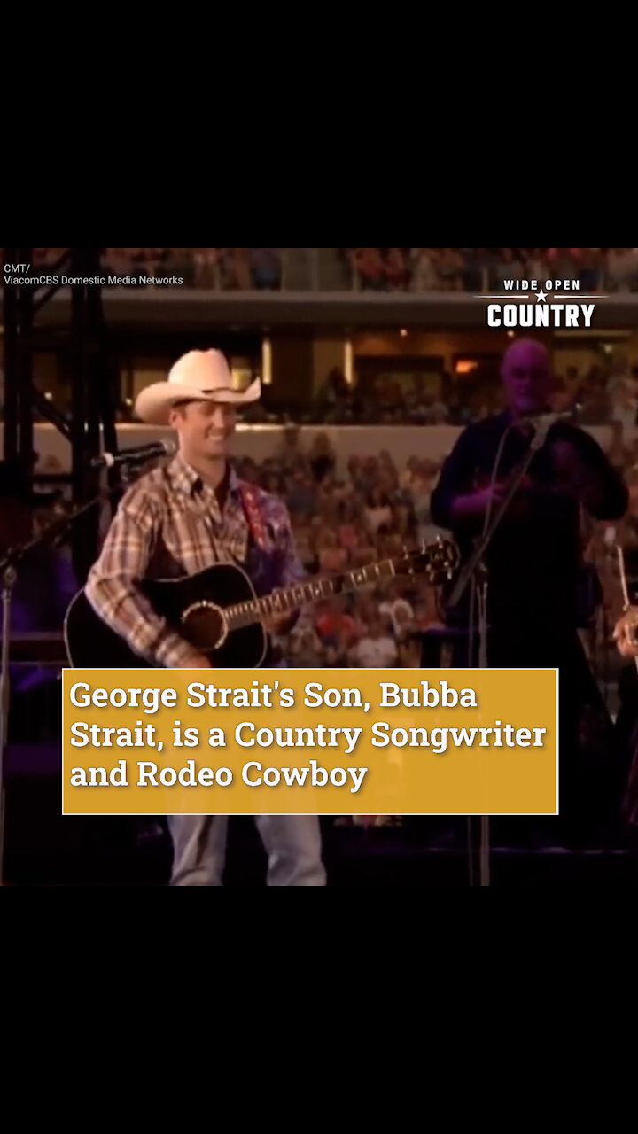 Strait's Son, Bubba Strait, is a Country Songwriter and Rodeo Cowboy(01)