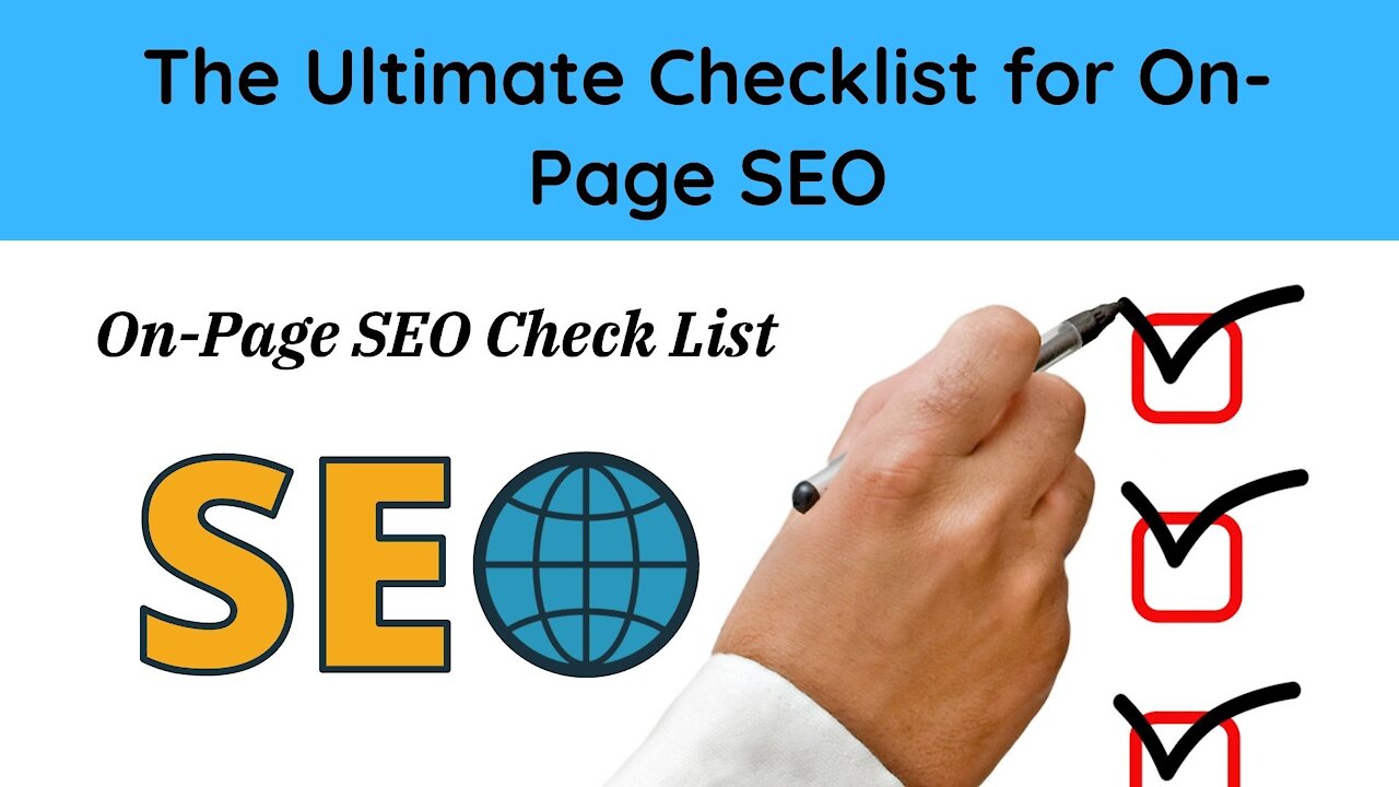 The Ultimate Checklist for On-Page SEO