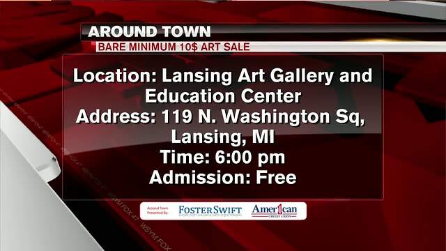 Around Town 4/25/18: Bare Minimum $10 Art Sale