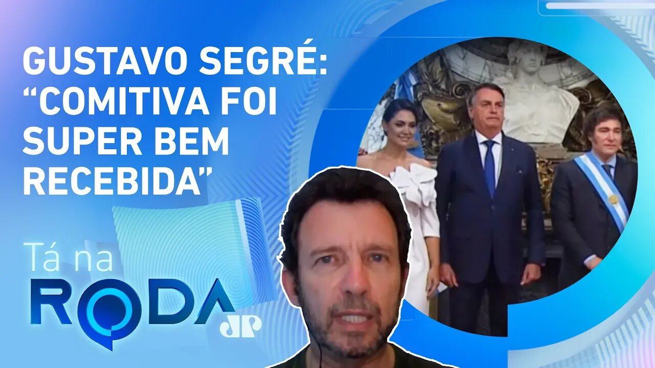 Como repercutiu presença de JAIR BOLSONARO na posse de JAVIER MILEI na Argentina? | TÁ NA RODA