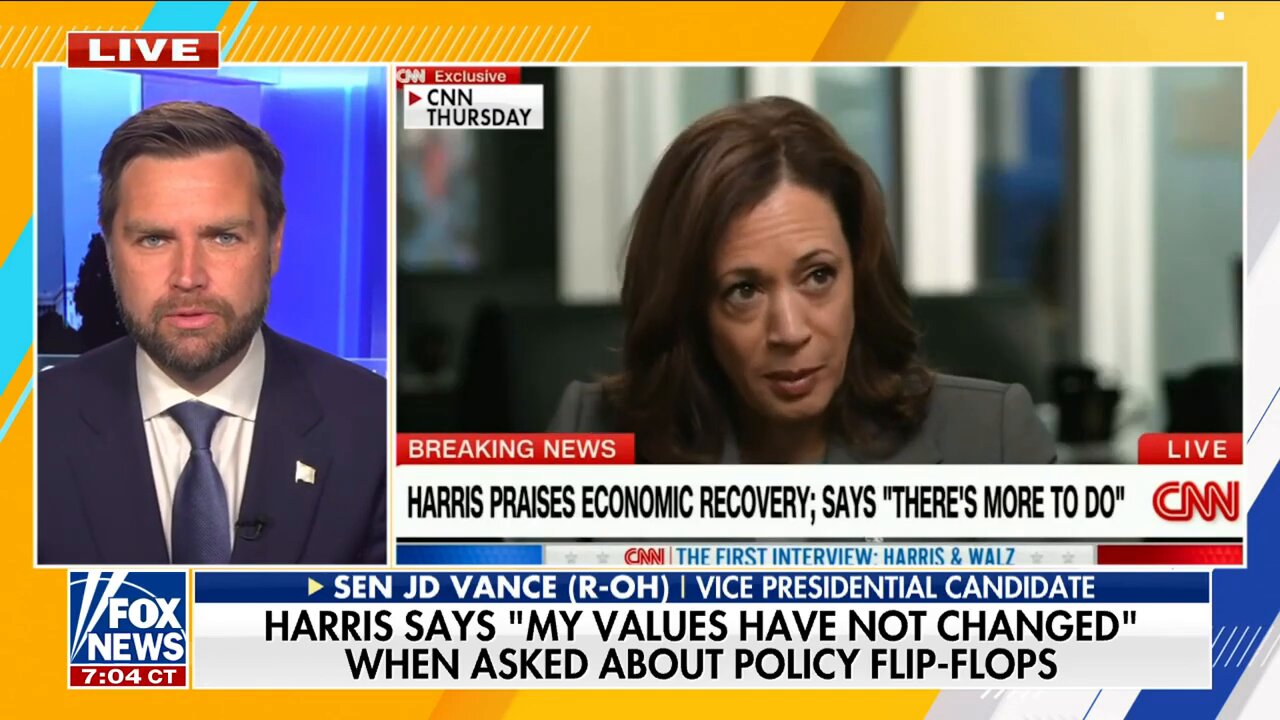 JD Vance reacts to Kamala Harris' CNN sit-down: This was 'pretty bizarre'