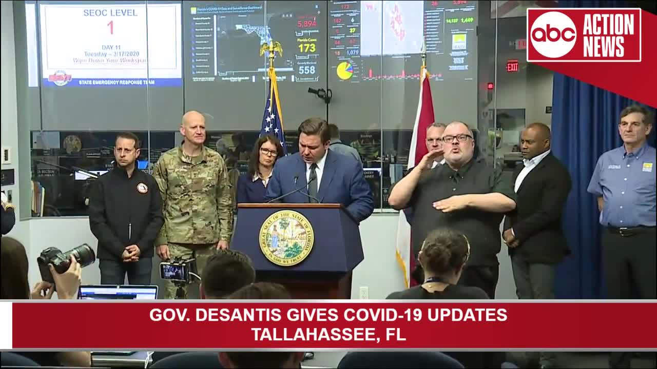 Gov. DeSantis: 24 new cases in state, Florida's total reaches 216