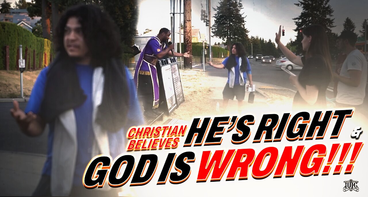 Christian believes he’s right & God is wrong