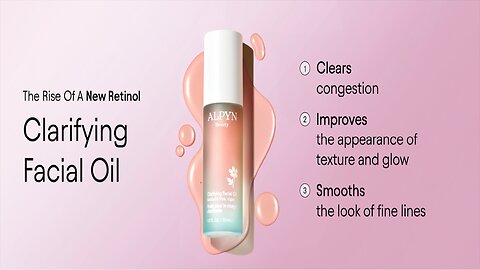 Alpyn Clarifying Facial Oil with Retinol | Clear Congestion, Smooth Fine Lines, Improve Texture